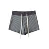 663-Estilo Europeo y Americano Sexy Sexy Shorts a Rayas de Cintura Elástica para Mujer 2025 Nuevo Cordón Ajustable Slim Casual Hot Pants