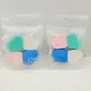 3+1 Pequeño Cojín de Aire Más Cojín de Aire Grande Combinación de Borla para Polvos Borla Esponja de Maquillaje Herramienta de Belleza Uso Húmedo y Seco
