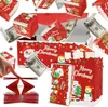 Explosiones Transfronterizas de Amazon Sorpresa de Navidad Caja Saltarina Regalo Creativo de Cumpleaños Navidad Sobre Rojo Saltarín Plegable Caja de Regalo