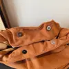 Bolso de pana versátil estilo coreano para otoño e invierno, nueva colección 2026, bolso cubo plisado de gran capacidad, bolso cruzado simple