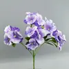 Flores Artificiais Atacado de Fábrica, Orquídeas Borboleta de 5 Cabeças, Decorações de Mesa, Arranjo de Cena, Adereços para Fotografia, Flores para Projetos Transfronteiriços