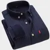 2025 Nueva Camisa Fina de Manga Larga para Hombre Primavera y Verano Camisa para Hombre Moda de Negocios Ropa de Trabajo Top a Rayas Tendencia de Moda para Hombre
