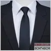 Corbata con cremallera para hombre Vestir Negocios Nudo sin nudos Azul Rayas Fácil de tirar Trabajo Ropa de trabajo Ancho