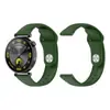 Adequado para Relógio Huawei Gt4/5 Pulseira de Silicone Monocromática Fivela Invertida Pulseira de Pulso de Silicone Fivela de 18mm Pulseira de Relógio de Silicone