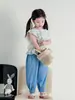 Vestido Chaleco Floral Elegante para Niña con Top de Pastel en Capas y Falda Abullonada, Moda Infantil Nueva Verano 2026