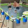 Portavasos para piscina transfronterizo, estante de almacenamiento para piscina, portavasos para refrigerios, portavasos para bebidas y cerveza
