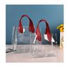 Bolsa Tote Transparente de PVC Fresca e Simples em Estoque para Cosméticos, Evento do Festival do Barco-Dragão, Sacola de Presente para o Dia das Crianças