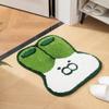 Alfombra Jacquard de Terciopelo Fantasma Hecha a Medida de Fábrica, Felpudo Absorbente de Agua Antideslizante para Entrada de Baño, Felpudo para Entrada, Alfombra para Vestíbulo