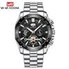 Comercio transfronterizo AliExpress reloj de pulsera para hombre reloj de hombre tuo multifuncional con volante reloj hueco de moda luminoso de cuarzo para hombre