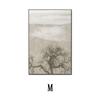 Pintura Decorativa Abstracta Textura Viento Silencioso Crema Sala de Estar Pasillo Pintura Colgante Casa de Huéspedes Hotel Lienzo al Óleo Pintura sin Marco Personalización