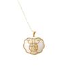 Plata s925 moda nacional estilo palacio colgante carácter fu Xiangyun collar para niñas estilo chino lujo ligero collar para combinar con todo venta al por mayor