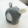 Nuevo Sombrero para Mascotas Otoño e Invierno Orejas de Conejo Felpa Tejido Labrador Perro Mediano a Grande Golden Retriever Cálido Sombrero Cortavientos