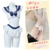 Nueva Lencería Sexy de Oshilin Estudiante Sexy Deseo Puro Lindo Moño Uniforme de Marinero Uniforme Tentación Traje Pasión