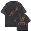 Camiseta Korn Falling Away from Me Vintage Lavada Sk