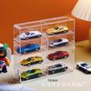Estante de Exhibición Caja de Almacenamiento para Modelos de Coches de Juguete Hot Wheels Tomeka Montado en la Pared Caja de Almacenamiento Transparente de Acrílico