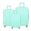 Conjunto de Seis Peças de Bagagem para Comércio Exterior com Capas para Mala com Zíper de Cor Sólida, Conjunto de Múltiplas Peças de Bagagem com Rodas Universais e Cadeados de Combinação