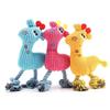 Peluche para perro con sonido variedad de frutas Navidad caricatura animal juguete para gato suministros para mascotas al por mayor