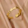 Pulseira de abertura exagerada de personalidade transfronteiriça direta da fábrica simples moda alto senso versão larga joias criativas atacado