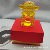 Al por mayor Citrino Dios de la Riqueza Adornos Hogar Sala de Estar Oficina Inauguración Estilo Étnico Dios de la Riqueza Cristal Amarillo