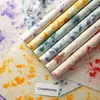 Papel de Arte Retro Nuevo Papel Dongba Tie-Dye Colorido Forma Rígida Papel de Envoltura para Ramo Papel de Pétalo Manchado Venta al por Mayor