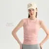 Ad62002 Floral Desconto Fino Respirável Corrida Yoga Colete Roupa Externa Sem Mangas Pilates Fitness Top para Mulheres
