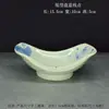 Plato Creativo Estilo Japonés de Cerámica con Esmalte de Color Esmalte Craquelado con Base Hoja de Sauce Plato Sabor Mostaza Plato Frío Aperitivo Plato Pequeño