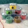 Hilo de Cera Redondo Sudamericano Ultra Fino de 0.2 mm Anillo Tejido a Mano Cuerda de Mano Hilo Delgado Hilo Trenzado Macramé Cuerda Trenzada Cable Cera