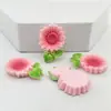 Accesorios de Resina de Girasol Coloridos Accesorios DIY para Funda de Teléfono Móvil Decoración de Coche Caja de Almacenamiento Hebilla de Zapato Cuerda para el Pelo Material