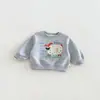 Sudadera con estampado de dibujos animados para niño 2026 nuevo otoño suéter de letras para bebé top para bebé zqy6169