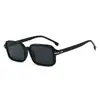 Gafas de Sol Cuadradas Retro con Clavos de Arroz para Mujer Ins Sencillas Elegantes Gafas de Protección Solar Moda Callejera Europea y Americana Gafas de Sol de Moda para Hombre