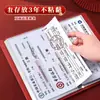Pasta de Armazenamento de Comprovantes de Depósito, Pasta de Recibos de Papel, Livro de Depósito de Grande Capacidade, Pasta de Cheques, Pasta Especial para Comprovantes de Depósito a Prazo