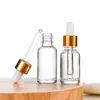 Frascos Dispensadores de Óleo Essencial 5-100ml Frascos de Vidro com Conta-gotas Selado, Perfumes e Cosméticos de Alta Qualidade