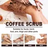 Exfoliante de Café Jaysuing Limpia Profundamente el Cuerpo, Exfolia Manchas y Marcas de Acné, Refresca y Suaviza la Piel