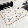 Alfombrilla de suelo de barro de diatomeas de lujo ligero, absorbente para baño, entrada de baño, alfombrilla de secado rápido, tapete para puerta de inodoro/baño, venta al por mayor por puntos
