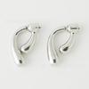 Aretes Versátiles con Forma de Gota de Agua Chapados en Oro Cobre Metal Vintage Lujo Ligero Estilo Ins Tendencia 2024 Nuevo Modelo