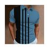 Polo de Hombre Malla Transpirable Solapa Tops Camisetas Minimalistas