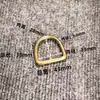 Anillas D Sólidas de Latón Sin Costura al por Mayor, Hebillas D de Latón de Alta Calidad, Accesorios de Ferretería de Latón para Bolsos, Piezas para Manualidades, Artículos en Stock del Fabricante