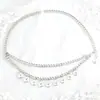 Cadena de Cintura de Metal Ins Bohemia Transfronteriza Accesorios para Mujer Placa de Flor Empalme Cinturón Cadena Corporal Retro Europea y Americana Joyería