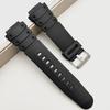 Adecuado para correa de repuesto de reloj electrónico para niños material PU negro correa de reloj deportivo de silicona una variedad de multitaalla