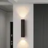 Luces de Pasillo Luminosas Arriba y Abajo, Diseño Creativo y Personalizado, Lámpara de Pared de Doble Cabezal para Lobby de Hotel, Dormitorio, Sala de Estar, Entrada