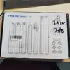 Máquina de Reparación de Cañas 210, Máquina de Reparación de Cañas con Portapinzas de Cambio Rápido, Portabrocas de Auto-Apriete, Pinza para Hilo, Mango de Cuero Estilo Americano, Regla de Corte