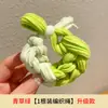 Lazo Trenzado de Alta Elasticidad para el Cabello, Cuerda para el Cabello, Goma Elástica para Mujeres, Creador de Moños, Accesorio para el Cabello que No Daña el Cabello y Protege el Cabello