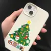 8 Pegatinas de Caras Navideñas de Dibujos Animados Lindas que Cambian de Cara para Decoración DIY Móvil Navideño Taza de Agua Pegatinas Impermeables Transfronterizas