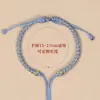 Pulsera de cuentas de transferencia semiacabada tejida a mano cuerda de mano para hombres y mujeres este año cuerda roja puede llevar cuentas cuerda a juego de oro duro 3D