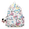 Mochila escolar menina estampa amorosa versão Harajuku campus estudante do ensino fundamental mochila escolar menina mochila casual