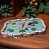 Jardinería de Micro-Paisaje Búho Tocón de Árbol Columpio Decoración Resina Suculenta Maceta Arreglo Floral