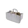 Bolsa de fieltro para leña transfronteriza, Bolsa de mano de fieltro de gran capacidad, Bolsa de mano para compras, Bolsa de fieltro para leña