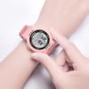 Reloj Electrónico para Estudiantes, Hombres y Mujeres, Luminoso de Colores, Multifuncional, Resistente al Agua, Estilo Coreano, Rosa, Nuevo Producto Nacional, Diseño Delgado y Ligero, Digital