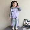 Traje de Niña Otoño Invierno 2026 Nuevo Estilo Abrigo de Invierno Elegante para Niños Moda de Bebé Conjunto Casual de Dos Piezas de Invierno