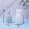 Muñeca sin rostro Enanos Molde para velas DIY Epoxi Anciano sin rostro Piedra expandida para aromaterapia Molde de yeso